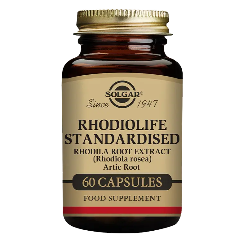 Solgar Rhodiola Root Extract 60 Vegetable Capsules