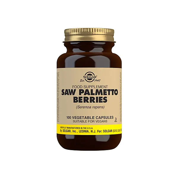 Solgar Saw Palmetto Berries Vegetable Capsules - Pack of 100