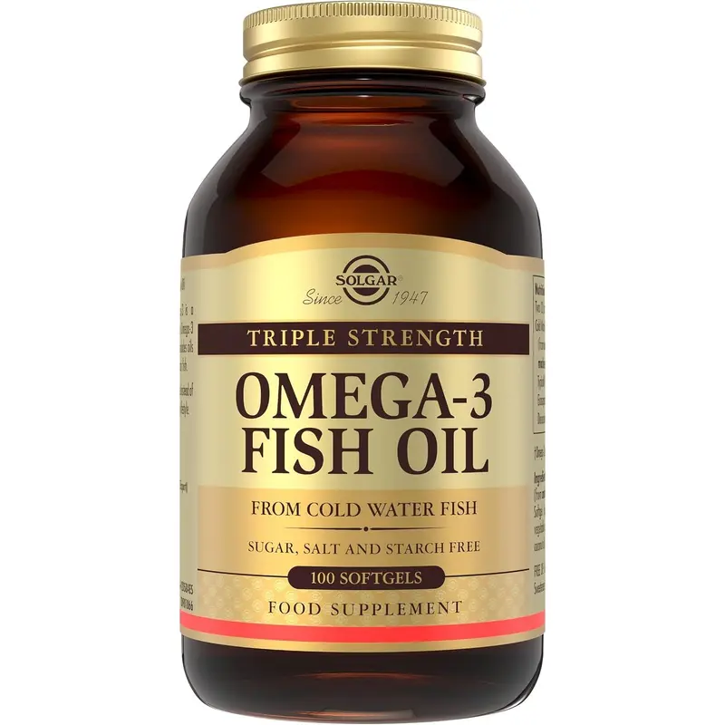 Solgar Triple Strength Omega-3 Softgels - Pack of 100
