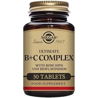 Solgar Ultimate B+C Complex Tablets - Pack of 30
