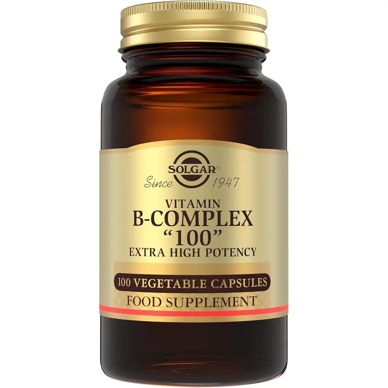 Solgar Vitamin B-Complex "100" 100 Vegetable Capsules