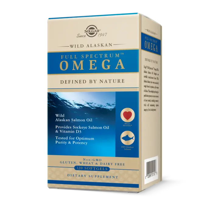 Solgar Wild Alaskan Full Spectrum Omega Softgels - Pack of 120