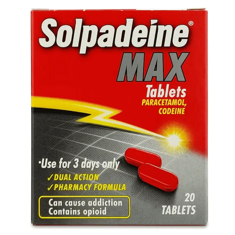 Solpadeine Max Tablets - 20 Tablets (P) (A)