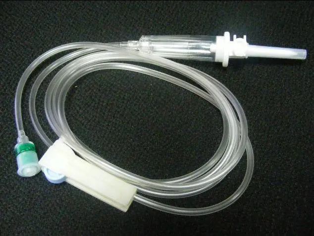 Solution Admin Set with Luer Back Check Valve