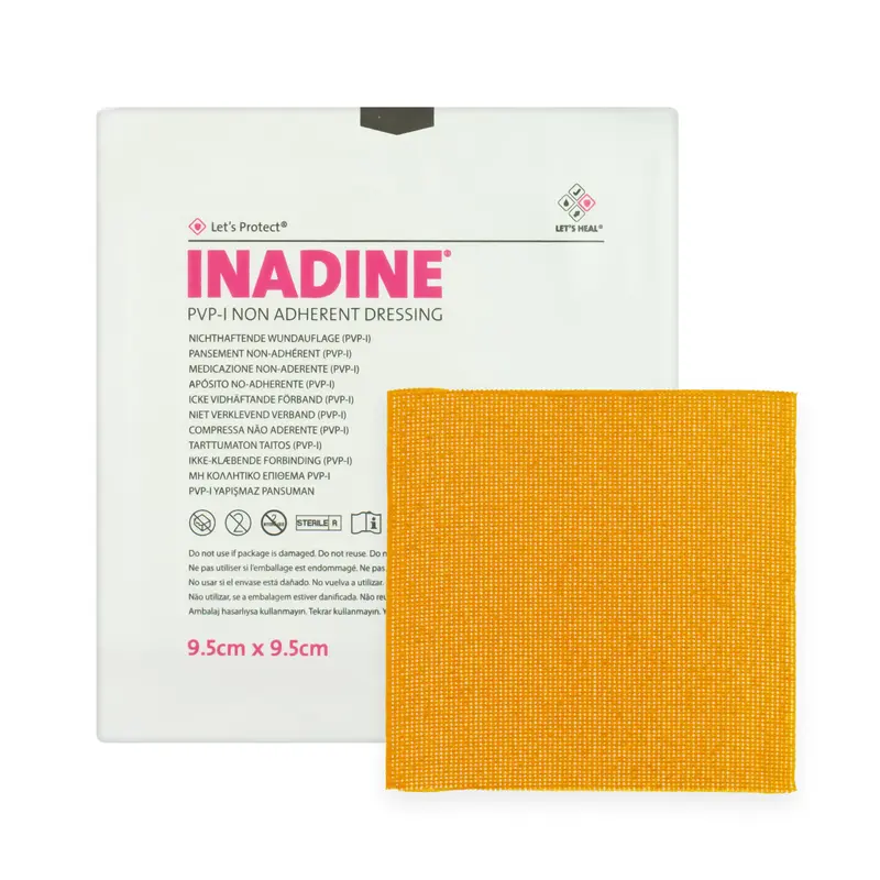 Solventum Inadine Non-Adherent Gauze Dressing (Multiple Sizes) (x1, 10 or 25)