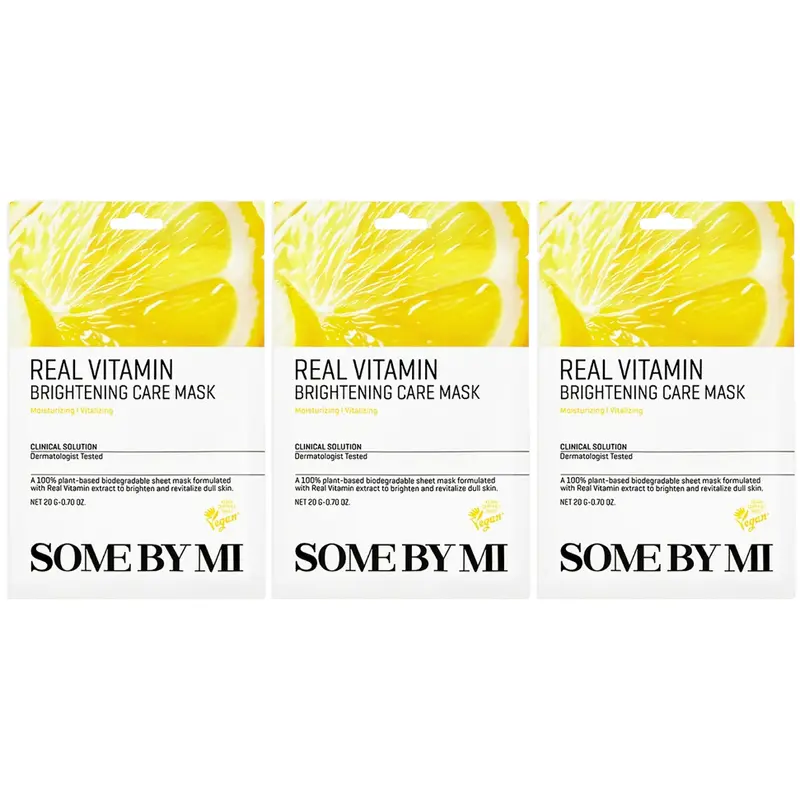 SOME BY MI - Real Vitamin Brightening Care Mask 20g. (Pack of 3)