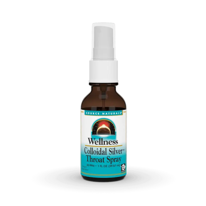 Source Natural Wellness Colloidal Silver™ Throat Spray 30 ppm 29.57ML