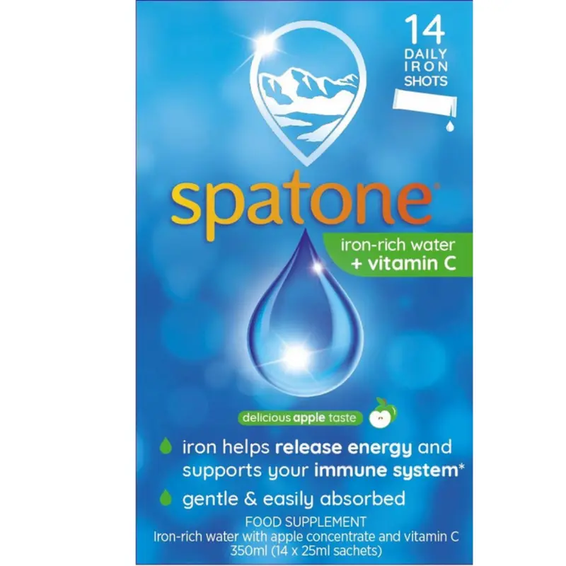 Spatone Natural Liquid Iron Supplement Apple Flavour With Vitamin C 14 (D)