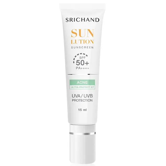 Srichand - Sunlution Acne Care Sunscreen SPF50+/PA++++ 15ml.