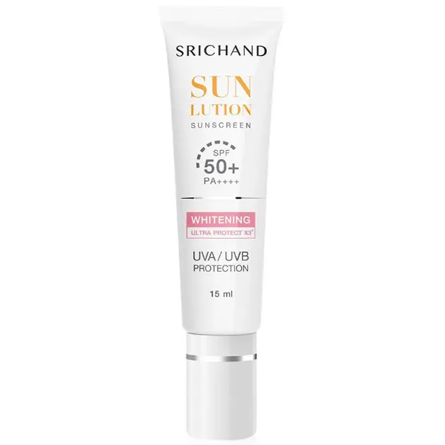 Srichand - Sunlution Skin Whitening Sunscreen SPF50+/PA++++ 15ml.