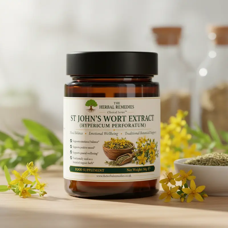 St. John's Wort Extract (Hypericum perforatum) – Herbal Supplement