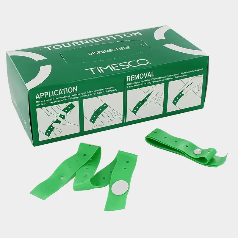 Standard TourniButton Single Use Tourniquets Box 100