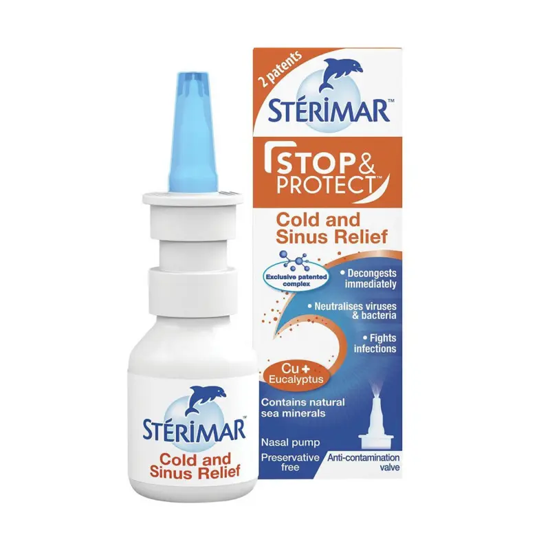 Sterimar Stop and Protect Cold and Sinus Relief