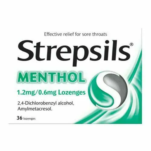 Strepsils Menthol Lozenges (Pack of 36)