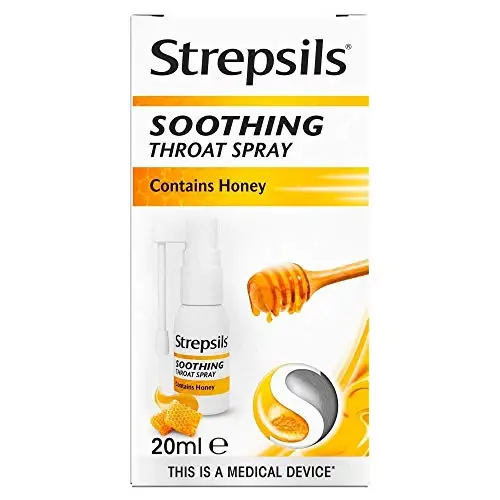 Strepsils Soothing Throat Spray, Honey, 20ml (N)
