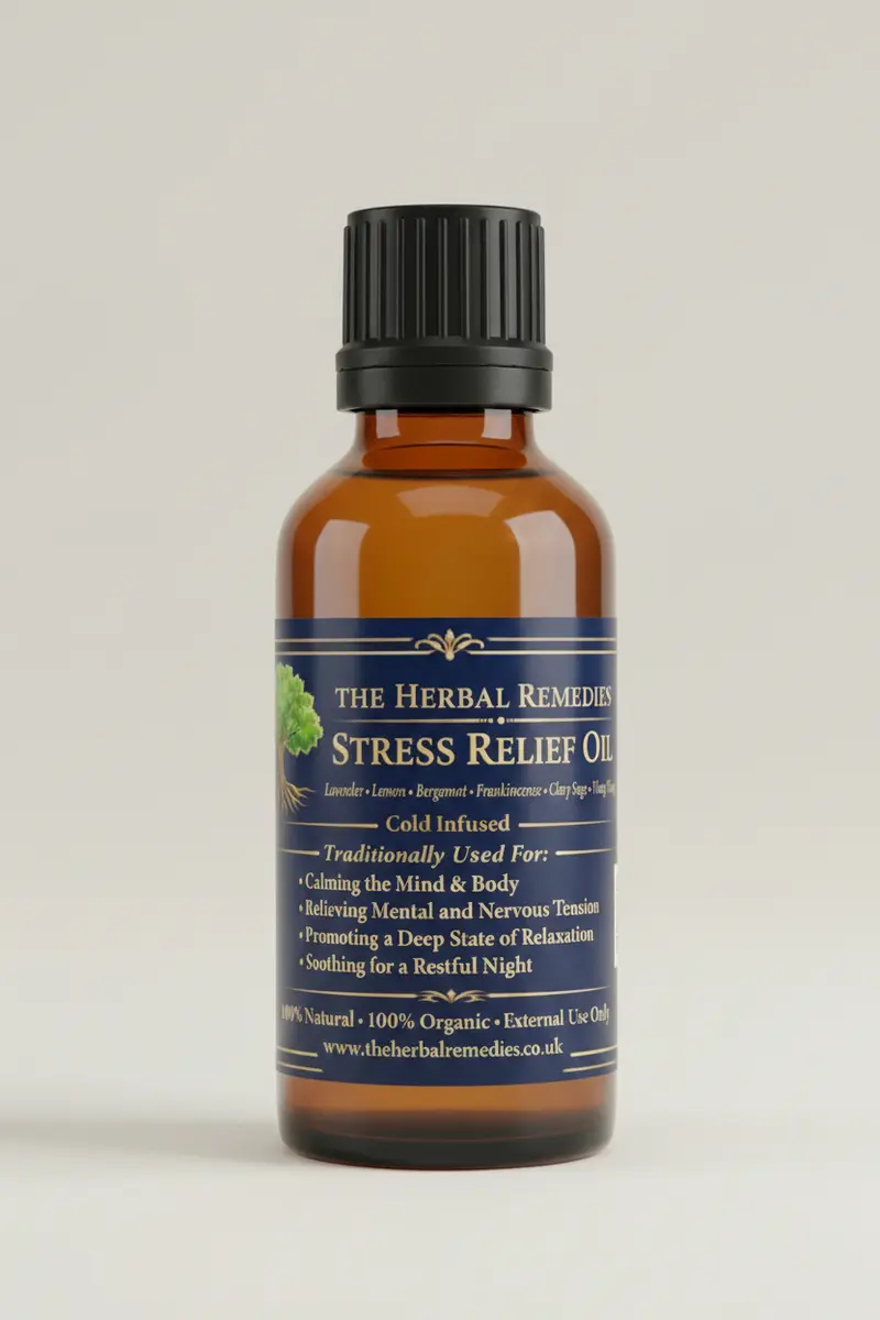 Stress & Relaxation Essential Oil Blend Lavender • Lemon • Bergamot • Frankincense • Clary Sage • Ylang Ylang