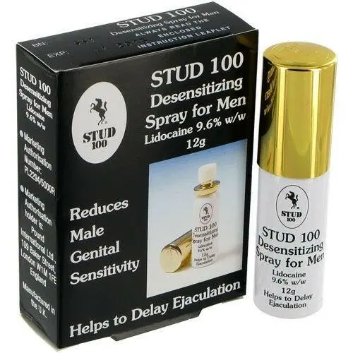 STUD 100 Delay Spray for Men 12g - Lidocaine Desensitizing Spray
