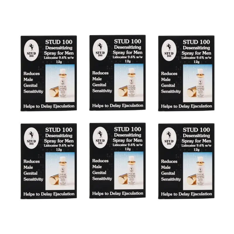 Stud 100 Desensitizing Spray For Men 6 Pack
