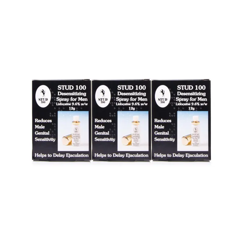 Stud 100 Desensitizing Spray For Men Triple Pack