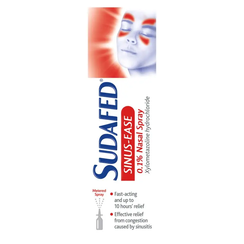 Sudafed Sinus-Ease 0.1% Nasal Spray 15ml