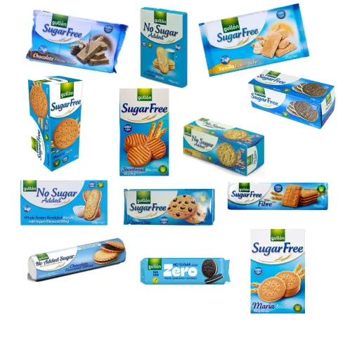 Sugar Free Biscuits & No Added Sugar Biscuits Hamper Gift - 13 packs Variety