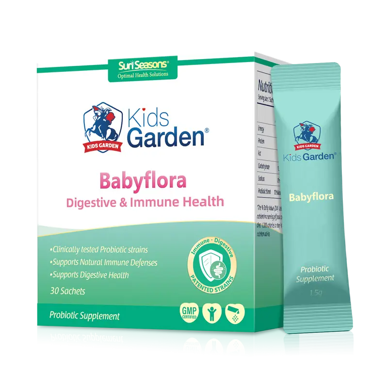 Sun Seasons Kids Garden Babyflora Food Supplement - 30 Sachets