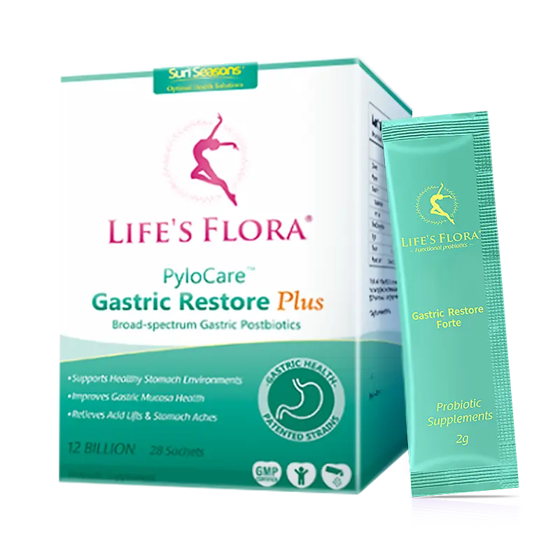 Sun Seasons Life's Flora Mucosal Barriers Restore Plus - 15 Billion - 28 Sachets