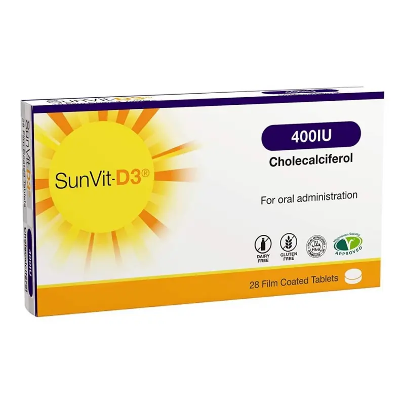 SunVit-D3 – Vitamin D3 Tablets Range