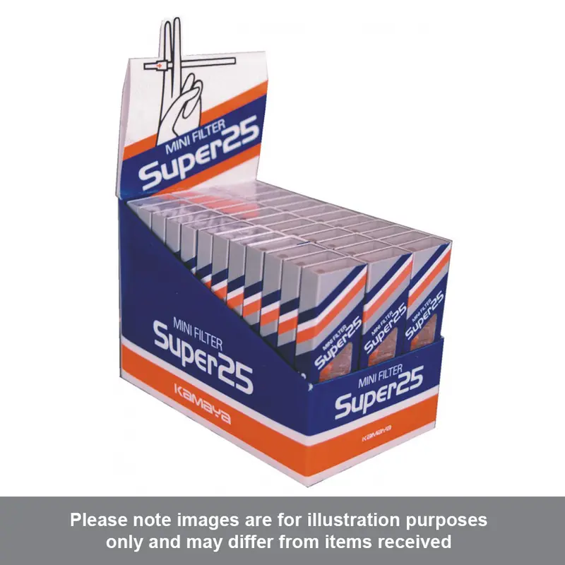 Super 25 Mini Cigarette Filters