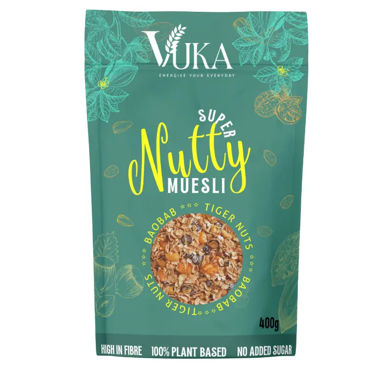Super Nutty Muesli, Baobab and Tiger Nuts, 400g