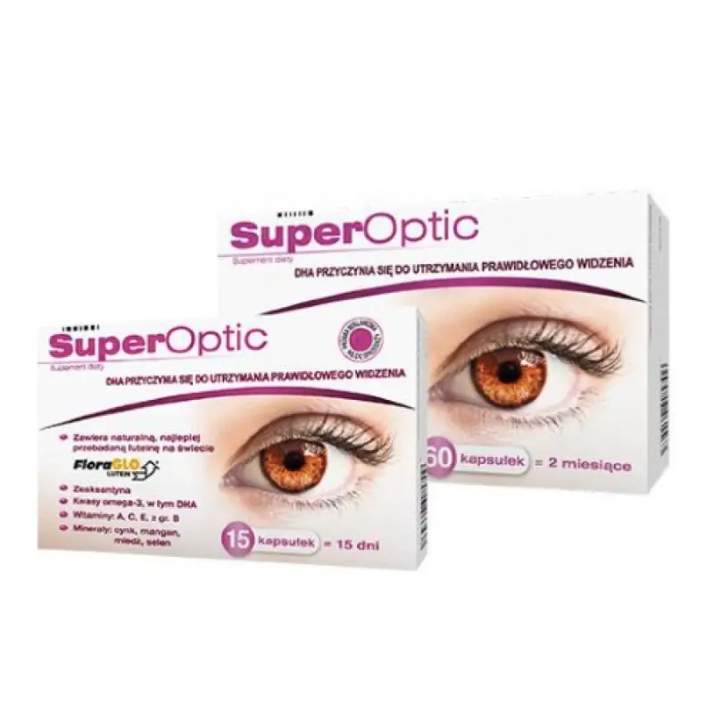 SuperOptic, kapsułki elastyczne, 60 szt.