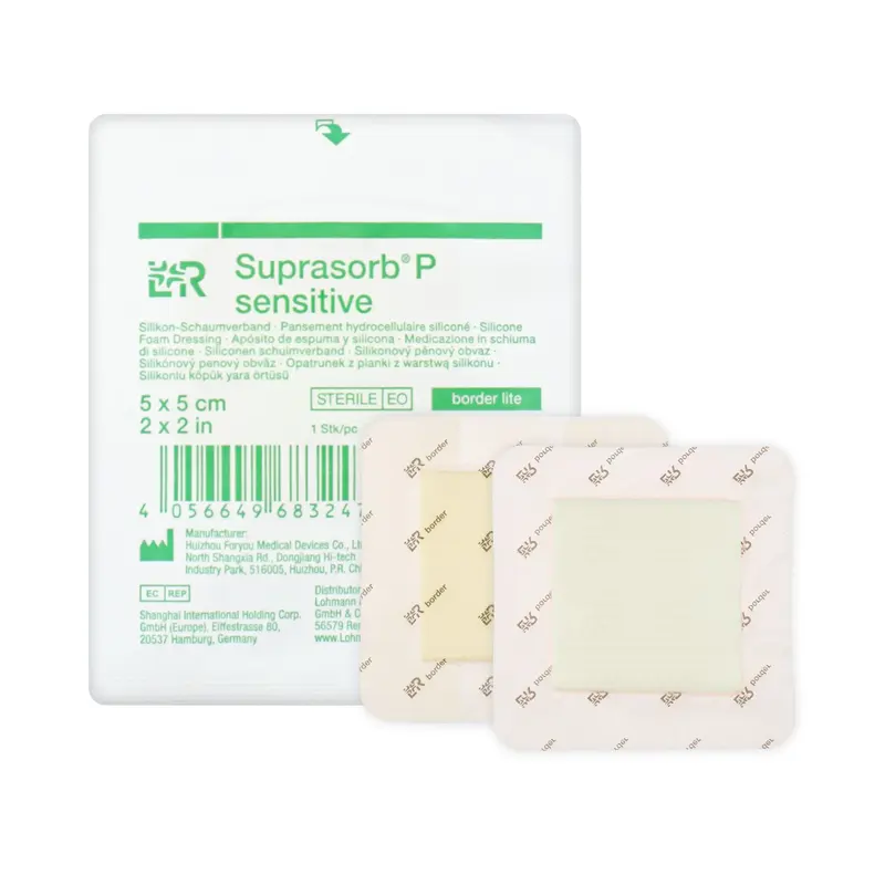 Suprasorb P Sensitive Border Lite Dressing - Foam Dressing (Multiple Sizes) (x1 or 10)