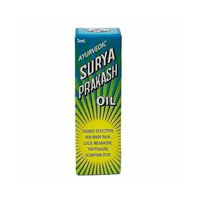 Surya Prakash Oil for severe Headache and migraine & body pain 3ml