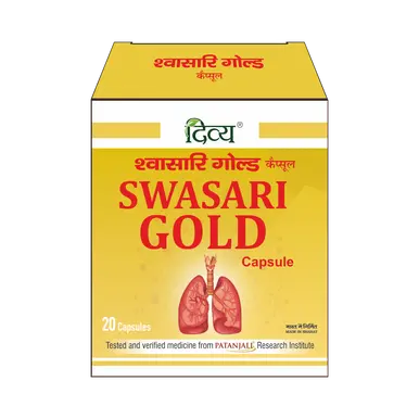 Swasari Gold Capsule shortness of breath and prevent lung infections, fibrosis and excess phlegm