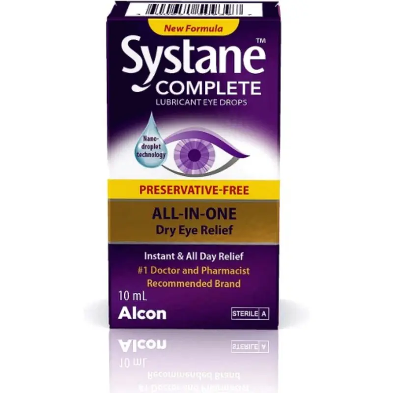 Systane Complete Preservative Free Eye Drops 10ml