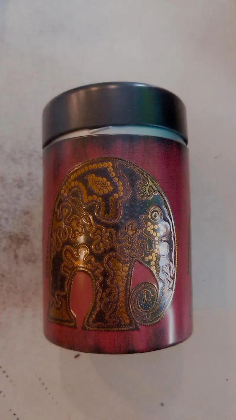 Tea Tin Elephants