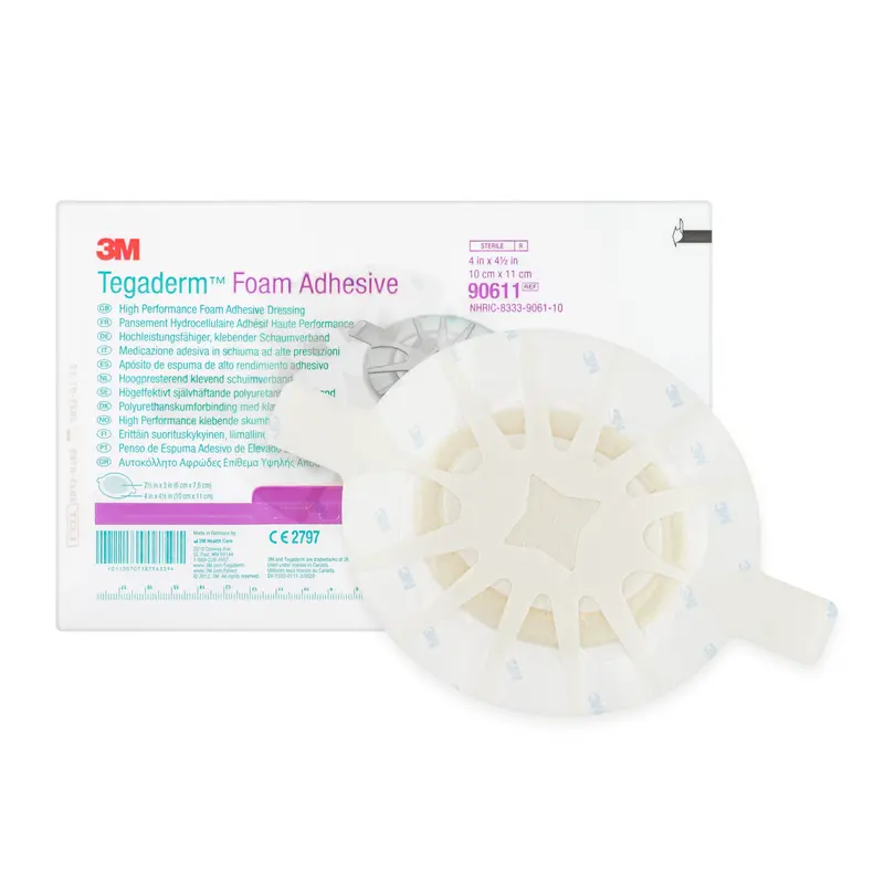 Tegaderm Foam Adhesive Dressing (10cm x 11cm) (x1 or 10)