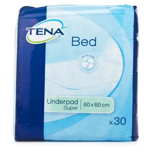 Tena Bed Super 60cm x 60cm (30 Underpads)