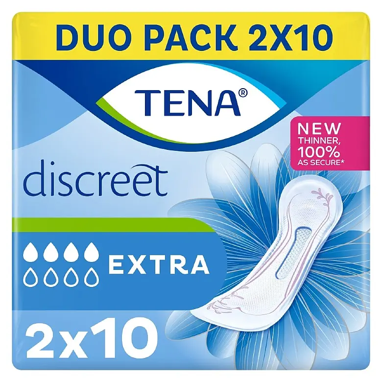 Tena Discreet Extra Duo Pack 20 (N)