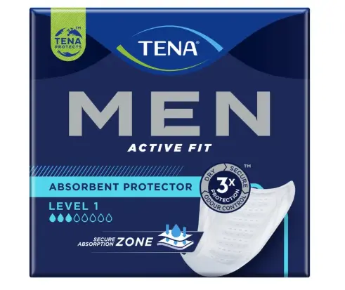 TENA Men Level 1 Incontinence Absorbent Protector - 12 pack