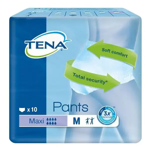 TENA Pants Maxi Medium 10 Pack