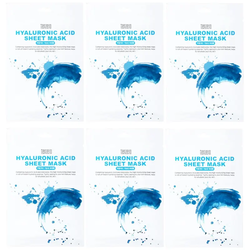 TENZERO - Hyaluronic Acid Sheet Mask 25ml. (Pack of 6)