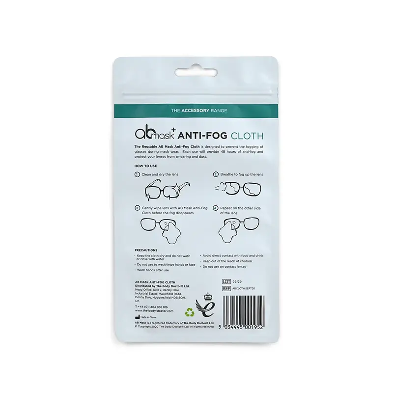 The AB Mask Anti-Fog Cloth