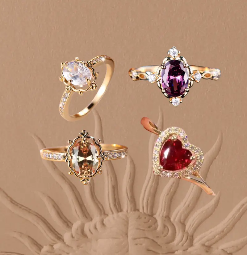 The Cycle Ring Collection- Sacred Set of 4