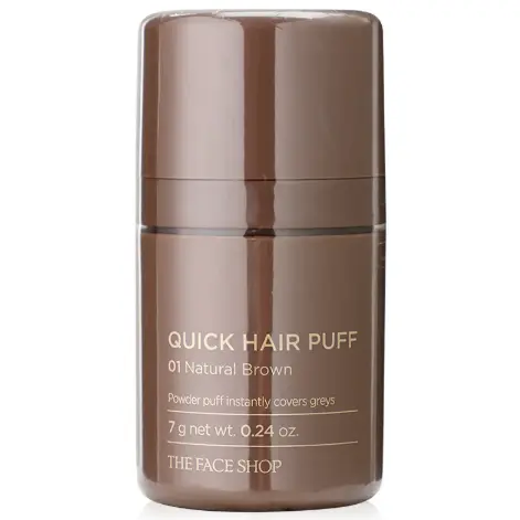 The Face Shop - Quick Hair Puff, #01 Natural Brown 7g.