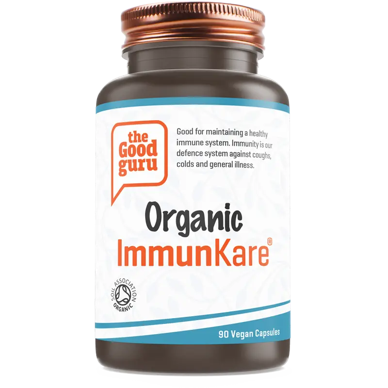 The Good Guru Organic ImmunKare- 90 Vegan Capsules