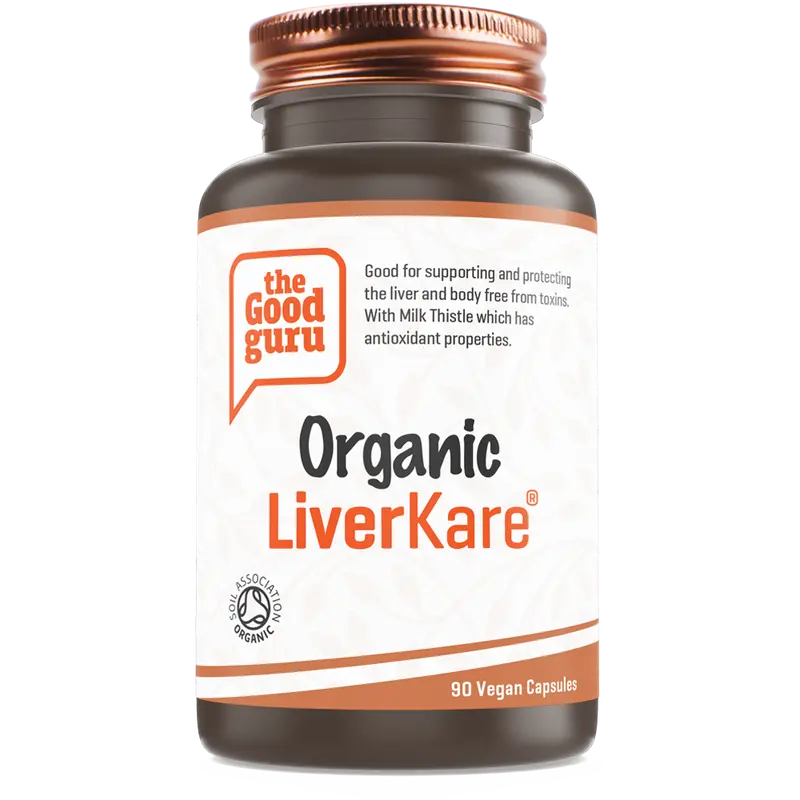 The Good Guru Organic LiverKare- 90 Vegan Capsules