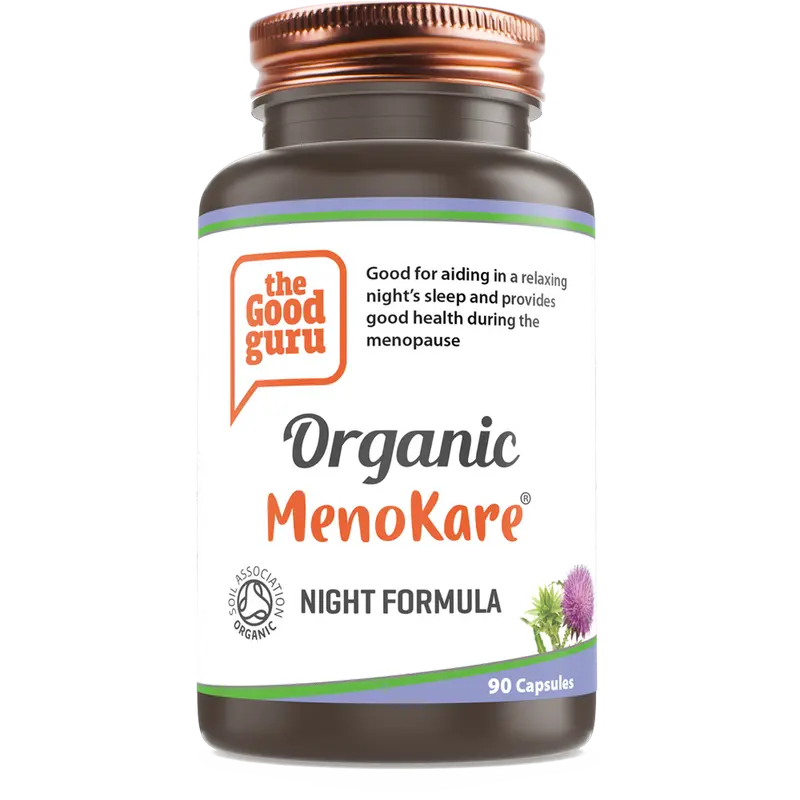 The Good Guru Organic MenoKare Night Formula - 90 Capsules