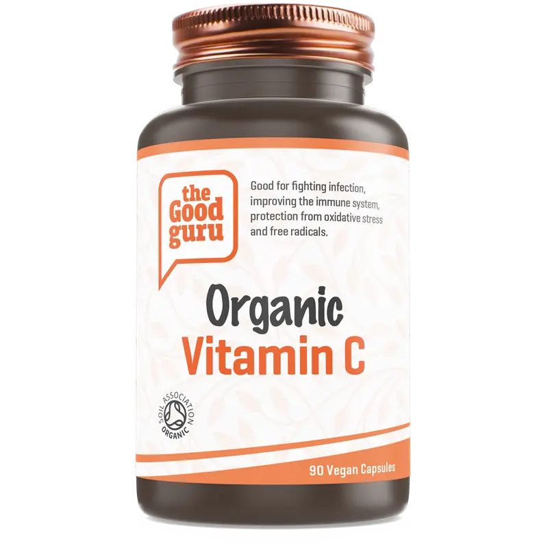 The Good Guru Organic VitaKare Vitamin C - 90 Vegan Capsules