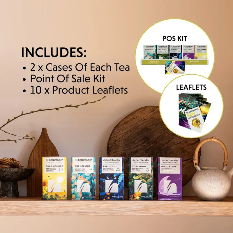 The Herbtender Herbal Tea Lauch Pack